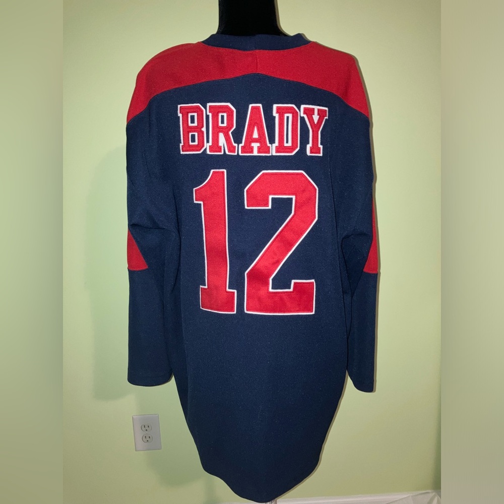 Brady NFL players jersey Men’s 2XL XXL New England Patriots pullover shirt top